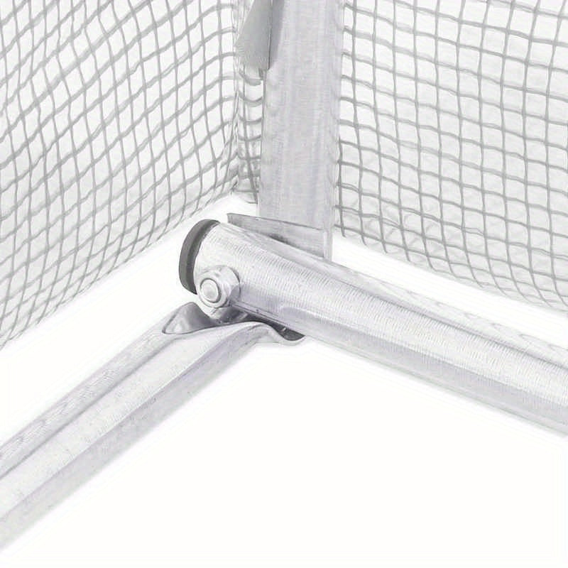 Kas – Tuinkas – Kweekkas – Broeikas – Glazen Kas – Wit Stalen Frame – 36 m² Ruimtelijk – 6x6x2,85 Meter Hoog