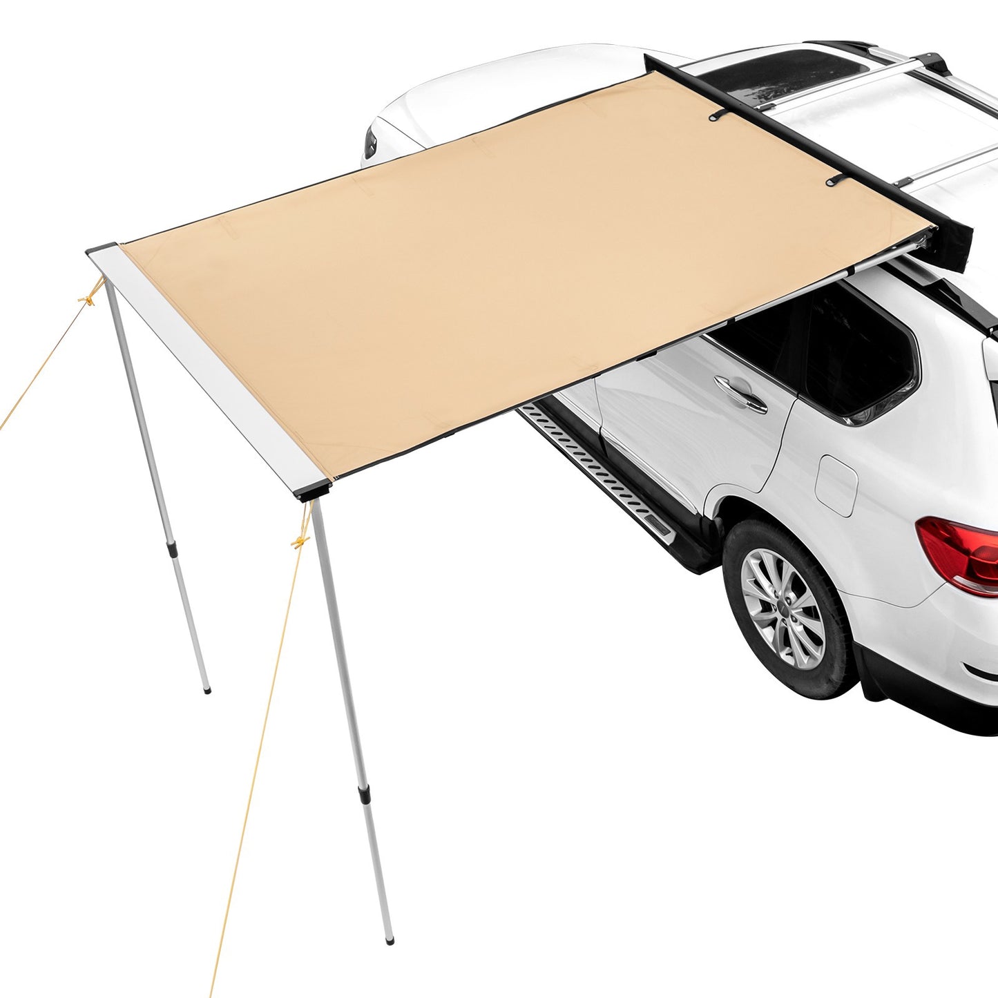 Luifel Auto – Zijluifel – Zonnescherm – Kampeertent – Autoluifel – Groot 2x2,5m – Waterbestendig PU3000mm – UV-bescherming