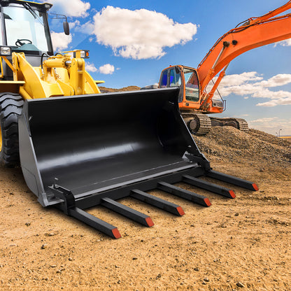 Debris Forks – Vorken – Palletvorken – Laadbak Vorken – Houtvorken – 60 Inch Breed – 2070 Kg Draagkracht – Anti-Roest Staal