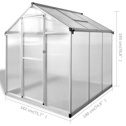 Kas – Kweekkas – Tuinkas – Broeikas – Plantenkas – Aluminium Frame – Transparante Panelen – Weerbestendig – Ventilatiesysteem