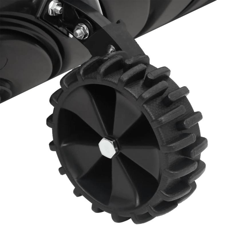Sneeuwschep – Sneeuwschuiver – Sneeuwruimer – Sneeuwschop – Zwart – Uitschuifbare Stalen Steel – Grote Polycarbonaat Schep 66 cm