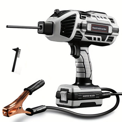 Booglasmachine – Draagbare Lasmachine – Handbooglasapparaat – Elektrode Lasser – Arc Welding – 4600W Vermogen – Instelbare Stroom 20-120A – 2,5mm Elektrodediameter – IGBT Technologie – Anti-aanbak Boog – Grijs EU
