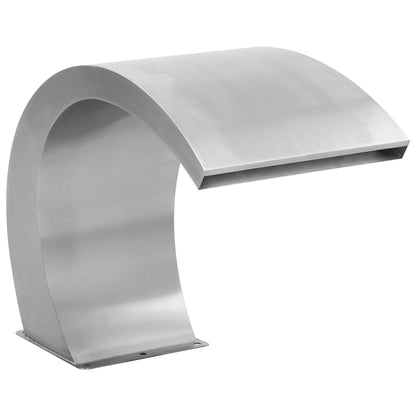 Zwembadfontein – Waterornament – Fontein – Vijverdecoratie – Tuinfontein – Roestvrij staal – Afmetingen 30x60x45 cm – Zonder LED