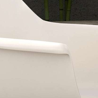 Stapelsstoel Tuinstoel Terrasstoel Balkonstoel Buitenzitmeubel – Set Van 4 Met Armleuningen – Weerbestendig En Ergonomisch Ontwerp – Max. Belastbaarheid 120kg – Makkelijk Schoon Te Maken