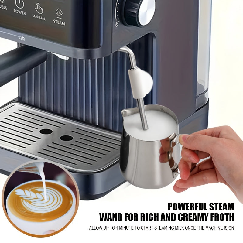 Espressomachine – Koffiezetapparaat – Latte Machine – Cappuccino Maker – Koffiemachine Zwart – 20 Bar Druk – Melkschuimer & 1,8L Waterreservoir