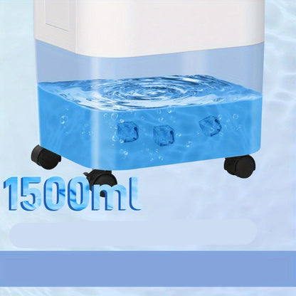 3-In-1 Mobiele Airconditioner – Airco – Luchtbevochtiger – Ventilator – Koeling – 15 Liter Watercapaciteit – 7-Uurs Timer