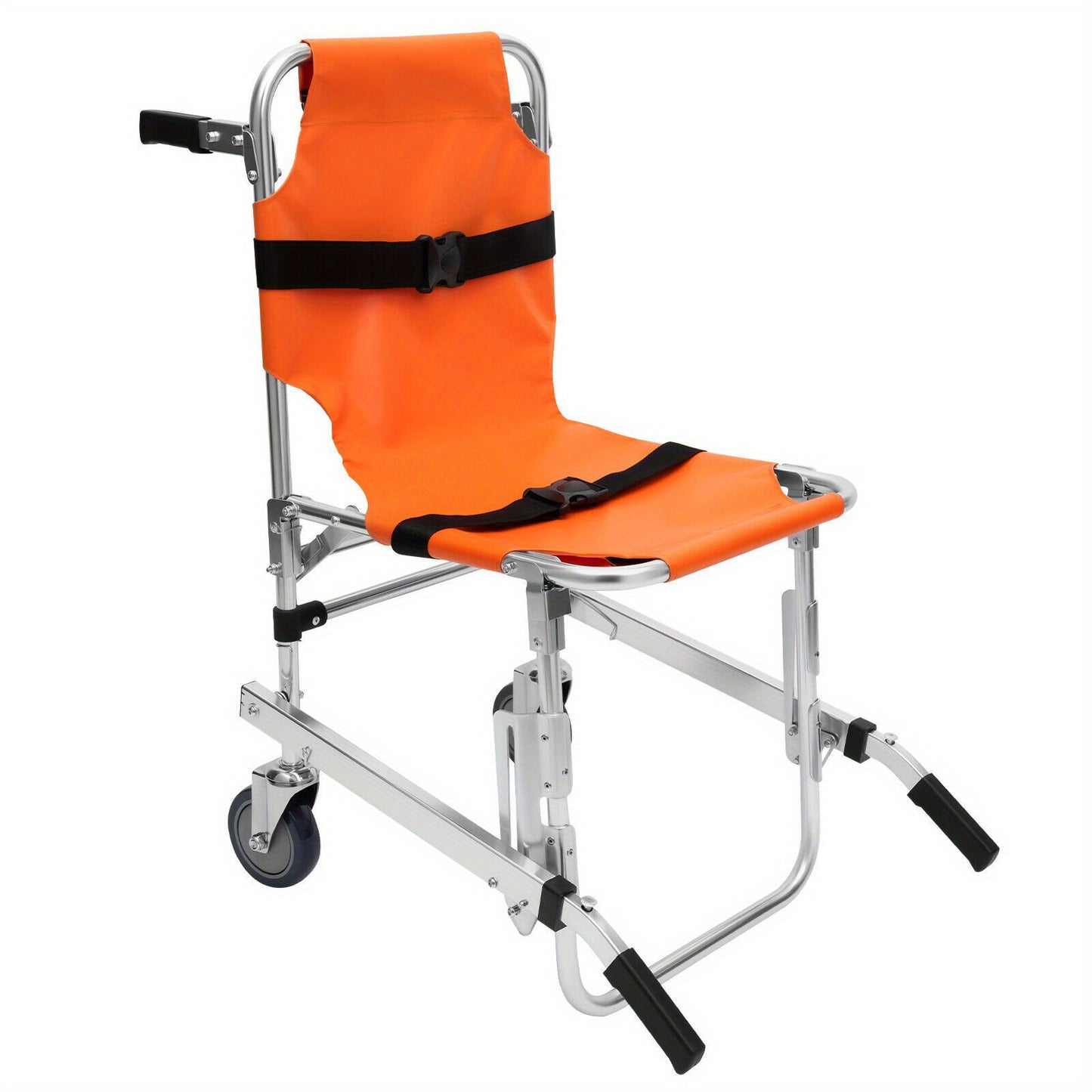 Trapliftstoel – Trapstoel – Opvouwbare Stoel – Draagbare Stoel – Noodstoel – Lichtgewicht Aluminium Frame – Nonslip Rubber Wielen & Verstelbare Handgrepen