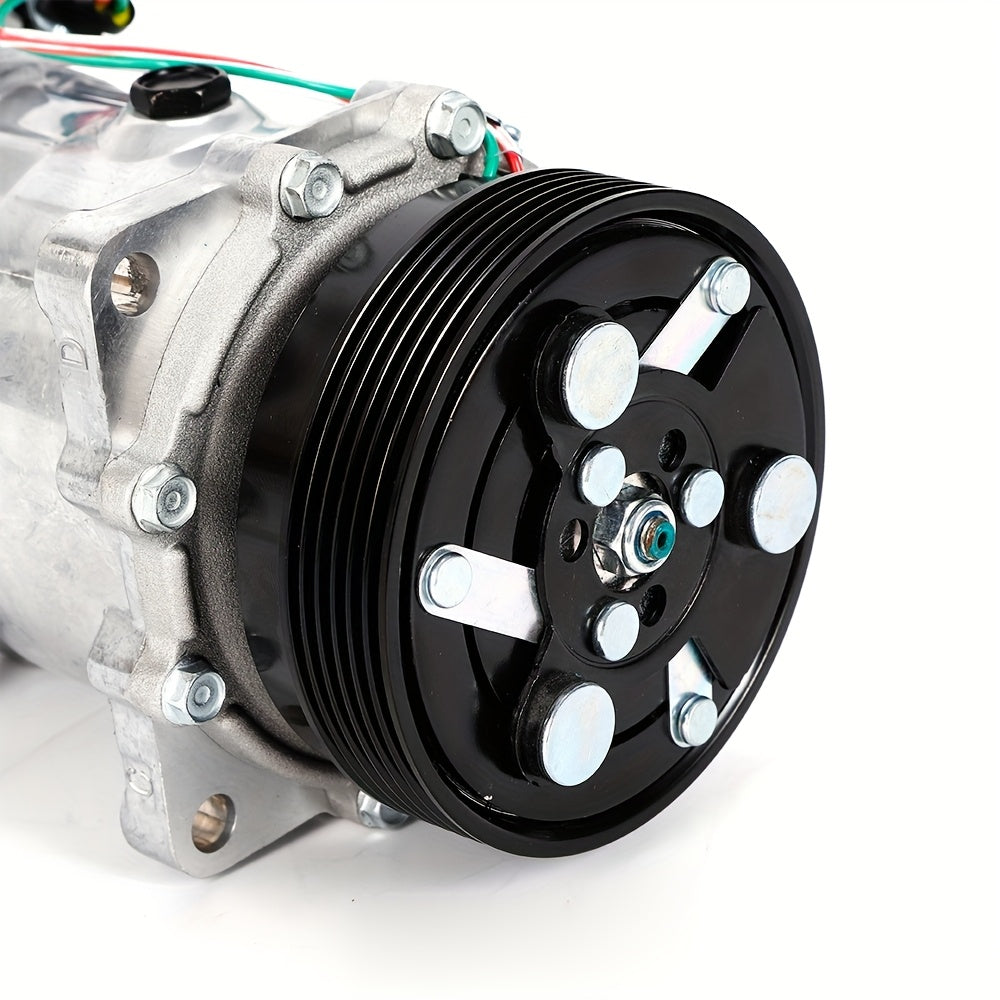 Airconditioning Compressor – Airco Pomp – Klimaat Compressor – Koelmiddel Compressor – R134a Variant – Geschikt Voor VW Audi Skoda – Duurzaam Aluminium – OEM 1J0820803K