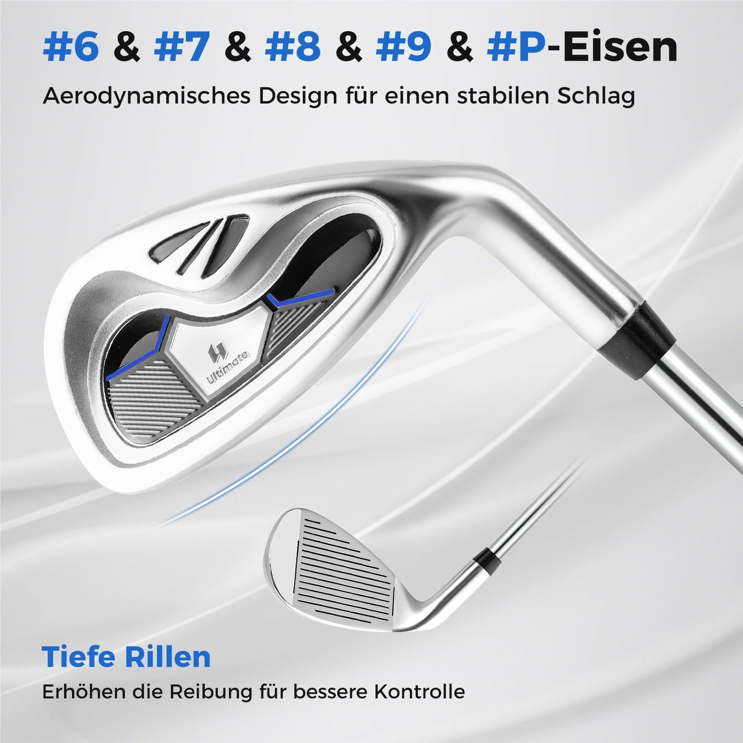 Complete Heren Golfset – Golfclubs Set – Golftas – Golf Driver – Golf Putter – Lichtgewicht 5,8 kg – 460cc Aluminium Driver – Inclusief Regenhoes – Rechts Handig – 11-Delig