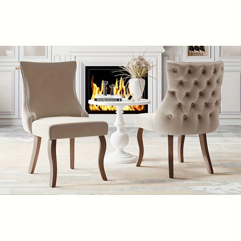 Eetkamerstoel – Stoel – Dining Chair – Zitstoel – Zitting – Mustard Geel – Katoenen Vulling – Stevig Lichtgewicht Frame