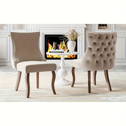 Eetkamerstoel – Stoel – Dining Chair – Zitstoel – Zitting – Mustard Geel – Katoenen Vulling – Stevig Lichtgewicht Frame