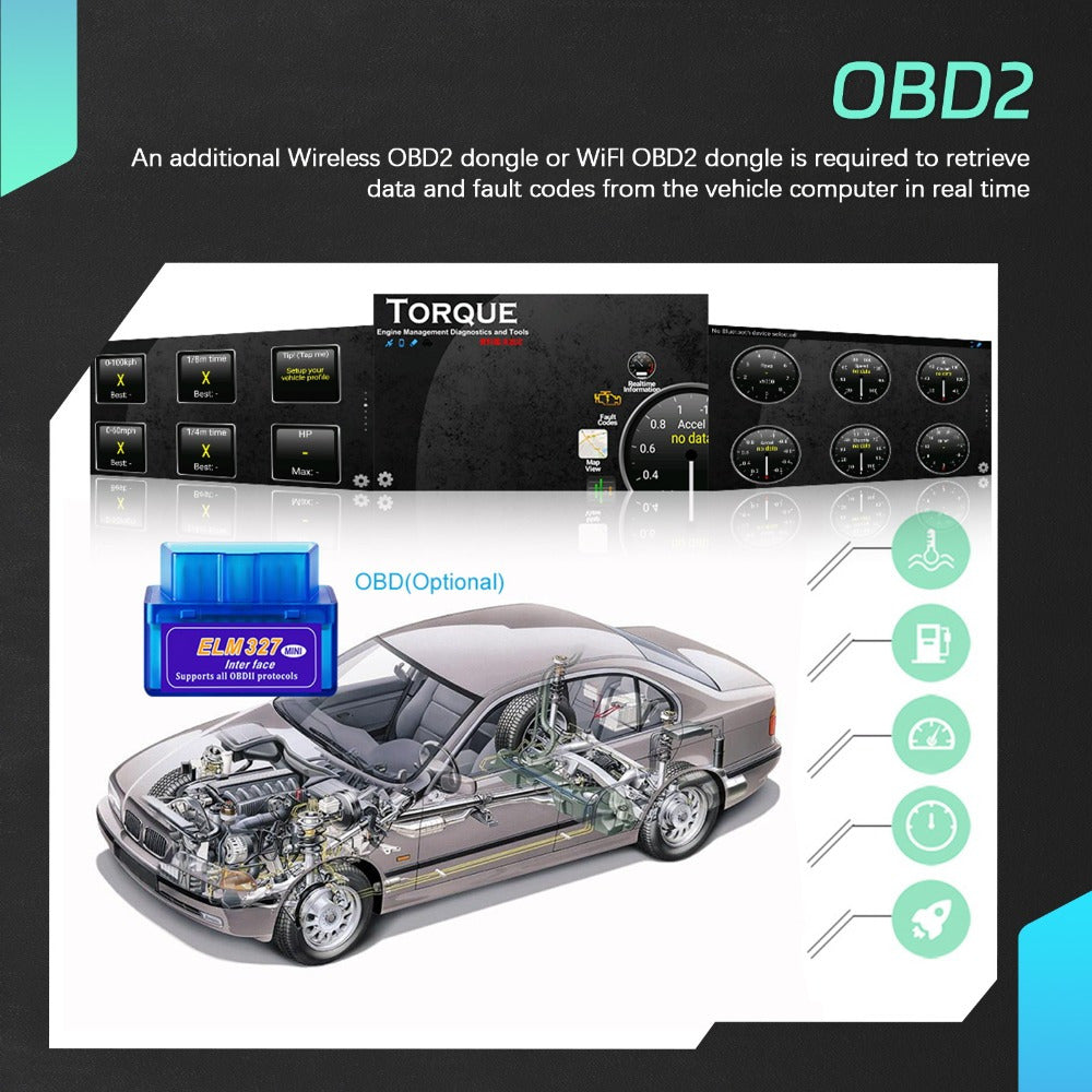 Android 15 Autoradio – Car Radio – Multimedia Systeem – Double DIN Navigatie – Auto Stereo – 7 Inch Capacitive Touchscreen – 8-Core Processor & CarPlay/Android Auto