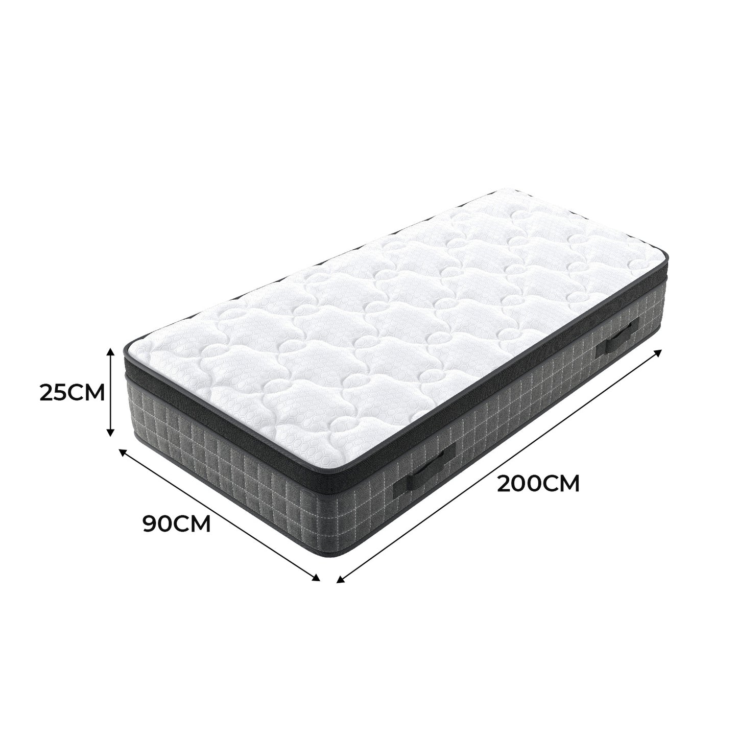Mattress Pressure Relief Extra Long Twin Mattresses with Breathable Memory Foam & Individual Pocket Spring