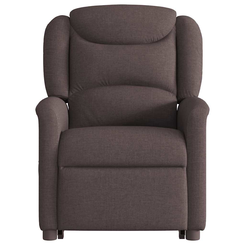 Elektrisch Verstelbare Sta-op Stoel – Relaxfauteuil – Opsta Stoel – Seniorenstoel – Verstelbare Relaxstoel – Donkerbruin – Elektrische Liftfunctie – Ademend Comfortabele Bekleding