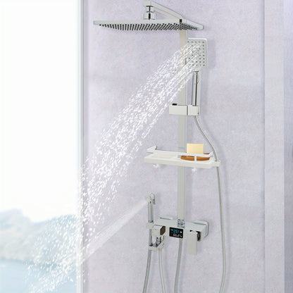 Handdouche – Douchekop – Regendouche – Doucheset – Spraygun – Verstelbare Hoofd- en Handdouche – Hoogwaardig Roestvrij Staal – Waterbesparend & Eenvoudig Schoonmaken