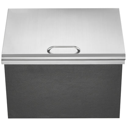 IJsbox – Koelbox – Koelbak – Thermobox – Ijskoeler – RVS – 40,9 Qt – Schuifdeksel – Afvoersysteem – Geen Stroom Nodig