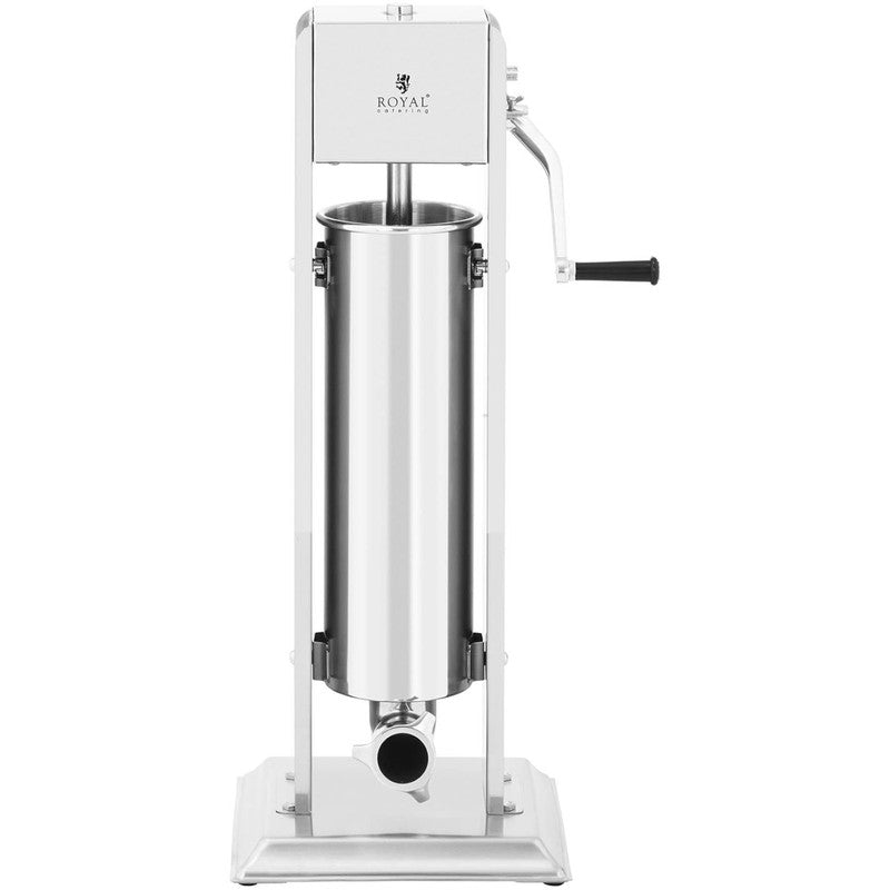 Worstenvuller – Worstpomp – Worstmachine – Worstmaker – Worstvulmachine – Roestvrijstaal – 7 Liter Capaciteit – 4 Vulmondjes – Verticale Constructie