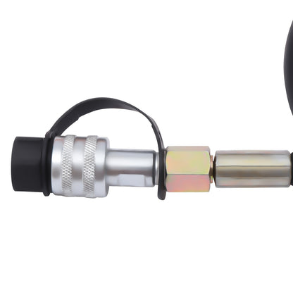 Handmatige Hydraulische Pomp – Hydraulische Handpomp – Drukpomp – Hydraulisch Bedieningspomp – Industriepomp – Oranje Variant – 70 Mpa Krachtige Druk – 200 cm Lange Flexibele Slang