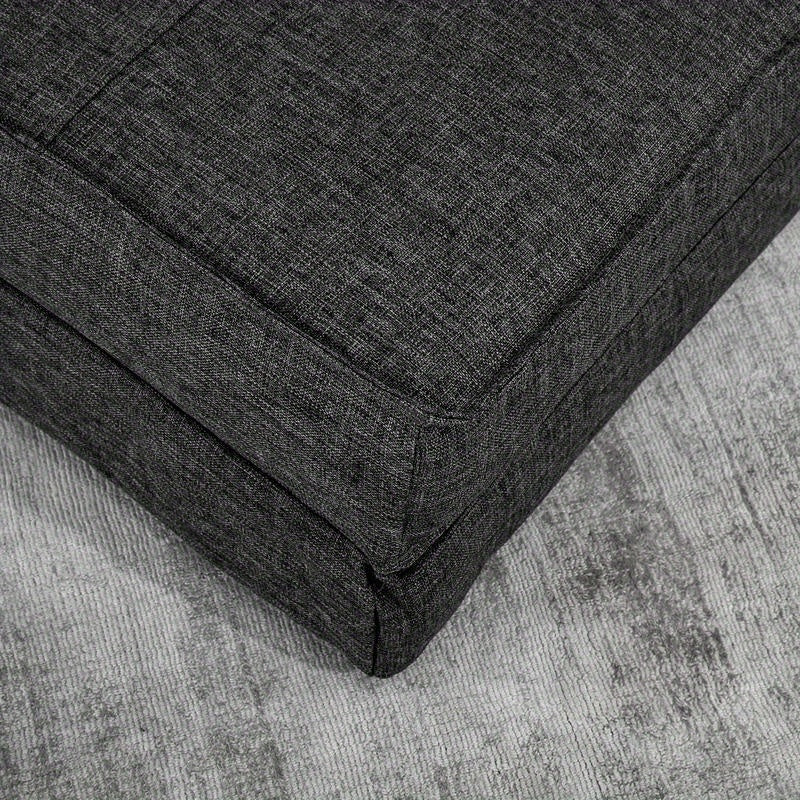 Relaxfauteuil – Verstelbare Fauteuil – Relaxstoel – Lounge Stoel – Slaapstoel – Donkergrijs – Stevig Hardhouten Metalen Frame – Zacht Foamkussen