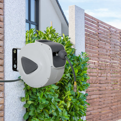 Luchtslanghaspel – Persluchtslanghaspel – Slanghaspel Compressor – Automatische Slanghaspel – Wandslanghaspel – 15 Meter + 1,4 Meter Slanglengte – 180° Draaibaar Met Veiligheidsrem