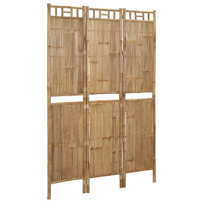Bamboe Kamerscherm – Roomdivider – Scheidingswand – Kamerscheiding – Bamboescherm – Natuurlijke Bruine Kleur – 120 x 180 cm – 3 Panelen – Lichtgewicht & Flexibel
