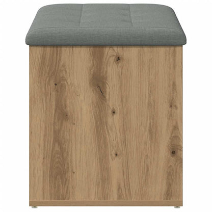 Schoenenbank – Opbergbank – Halbank – Zitbank – Schoenenrek – Houtlook Artisan Eiken – Compact 82x42x45 cm – Stevig tot 110 kg