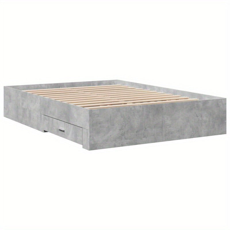 Bedframe – Slaapbed – Platformbed – Eenpersoonsbed – Ledikant – Hardhouten Bedframe – 120x190 cm – Duurzaam Multilayer Ontwerp Voor Rugondersteuning – Direct Gebruiksklaar Zonder Montage