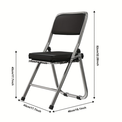 Zwarte Stoelen – Eetkamerstoelen – Bureaustoelen – Vergaderstoelen – Woonkamerstoelen – Set van 4 – Memory Foam Zitting – Metalen Frame – Direct Gebruiksklaar – 150 kg Draagkracht