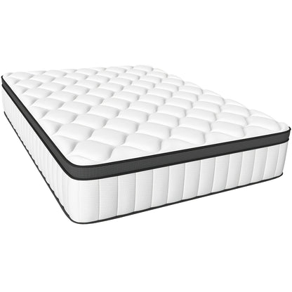 140x200cm/90x190cm - Premium 7-Zone Pocket Spring Mattress with Ergonomic Full-Body Support, Breathable Fabric, Durable Pocketed Springs & Silent Motion Isolation for Restful Sleep - Halloween & Black Friday Special