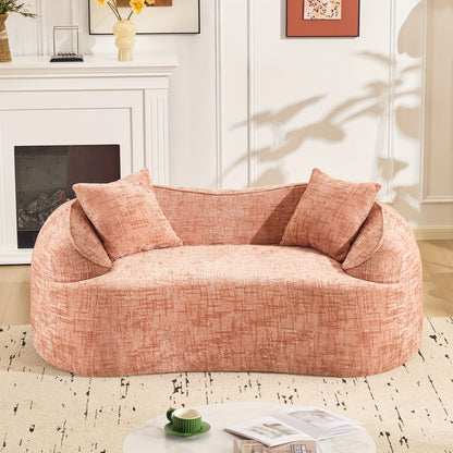 Slaapbank – Bedbank – Sleeperbank – Klikbank – Slaapbank Roze – Ruimtebesparend Ontwerp – Zachte Katoenen Bekleding