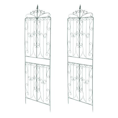 Garden Trellises, Iron Garden Trellis, 2pcs Trellises
