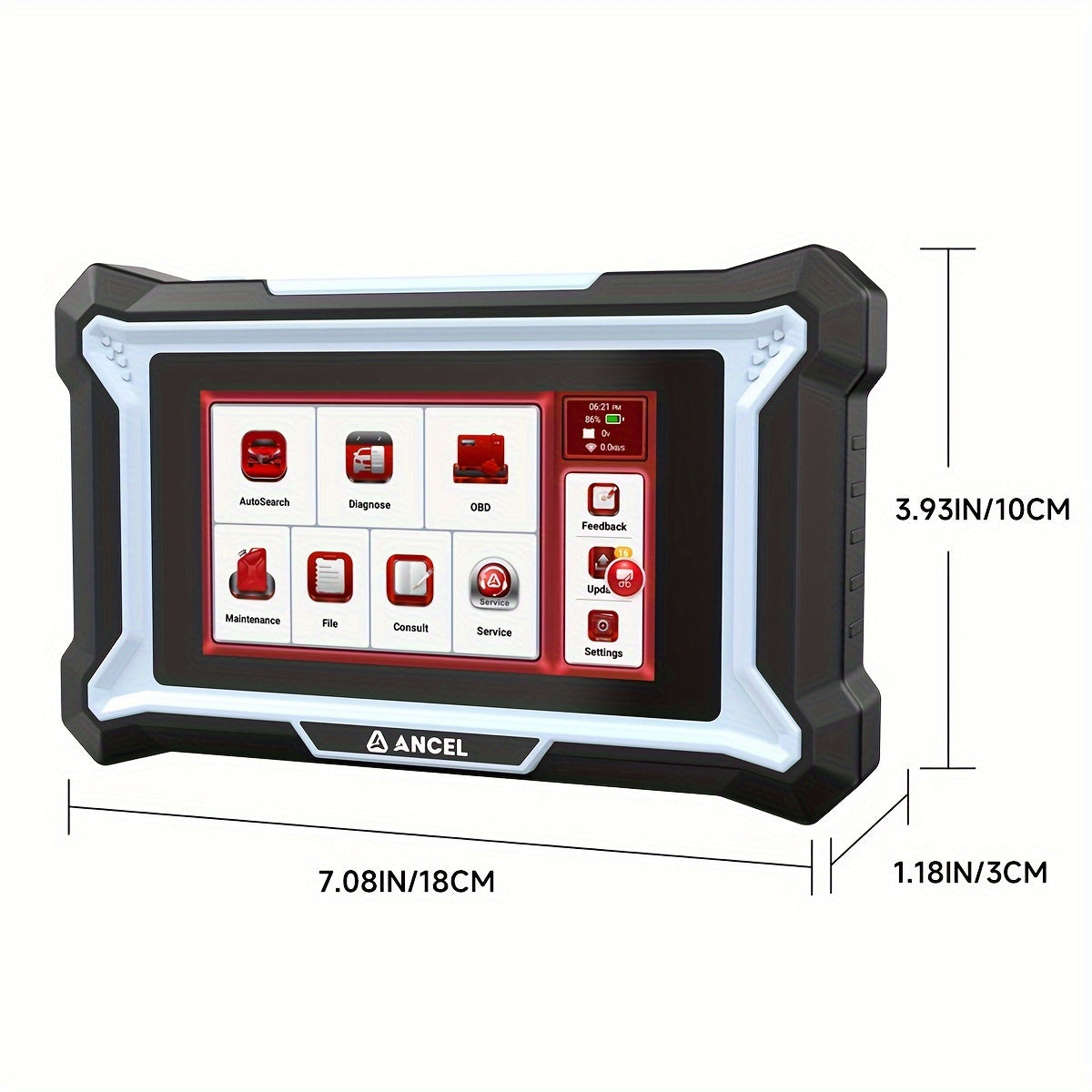 OBD2 Scanner – Autodiagnose Tool – Foutcode Reader – Diagnosetester – Auto Scanner – Uitlezen Motor & Airbagsystemen – Geen Batterij Nodig