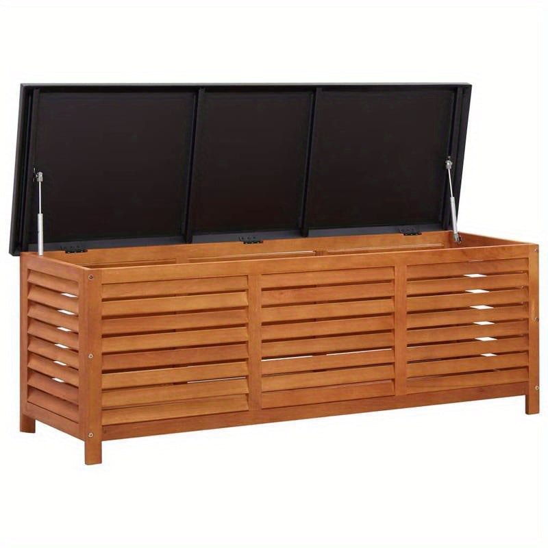 BBQ Station – Buitenkeuken Meubel – Grilltafel – Kookstation – Outdoor Serveren – Massief Eucalyptus Hout – Weerbestendig Ontwerp – 150x50x55 cm – Ruime Opbergruimte