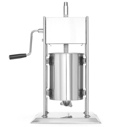 Verticale Worstenvuller – Worstmaker – Worstmachine – Worstvuller – Worstapparaat – RVS 10 Liter – Twee Snelheden