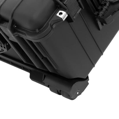 Protective Transport Suitcase on Wheels with Retractable Handle, 79 x 59.5 x 36.5 cm, 123 L