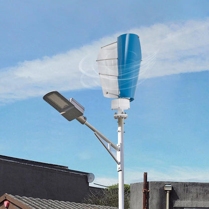 Windmolen – Windturbine – Windgenerator – Tuinsteker – Windspinner – Verticaal – 500W Vermogen – Compact 12V/24V Met Controller