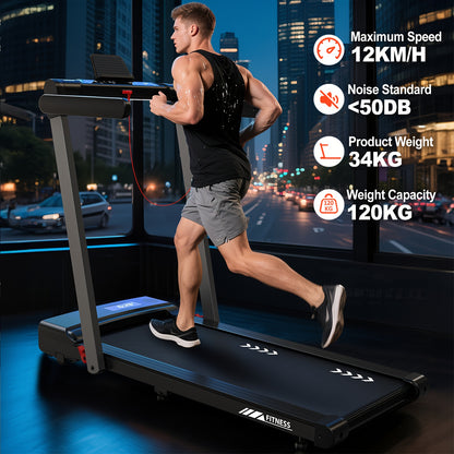 Loopband – Treadmill – Walking Pad – Fitnessapparaat – Hardloopmachine – 3-in-1 Treadmill – 2,5 PK Motor – Bluetooth & App Bediening
