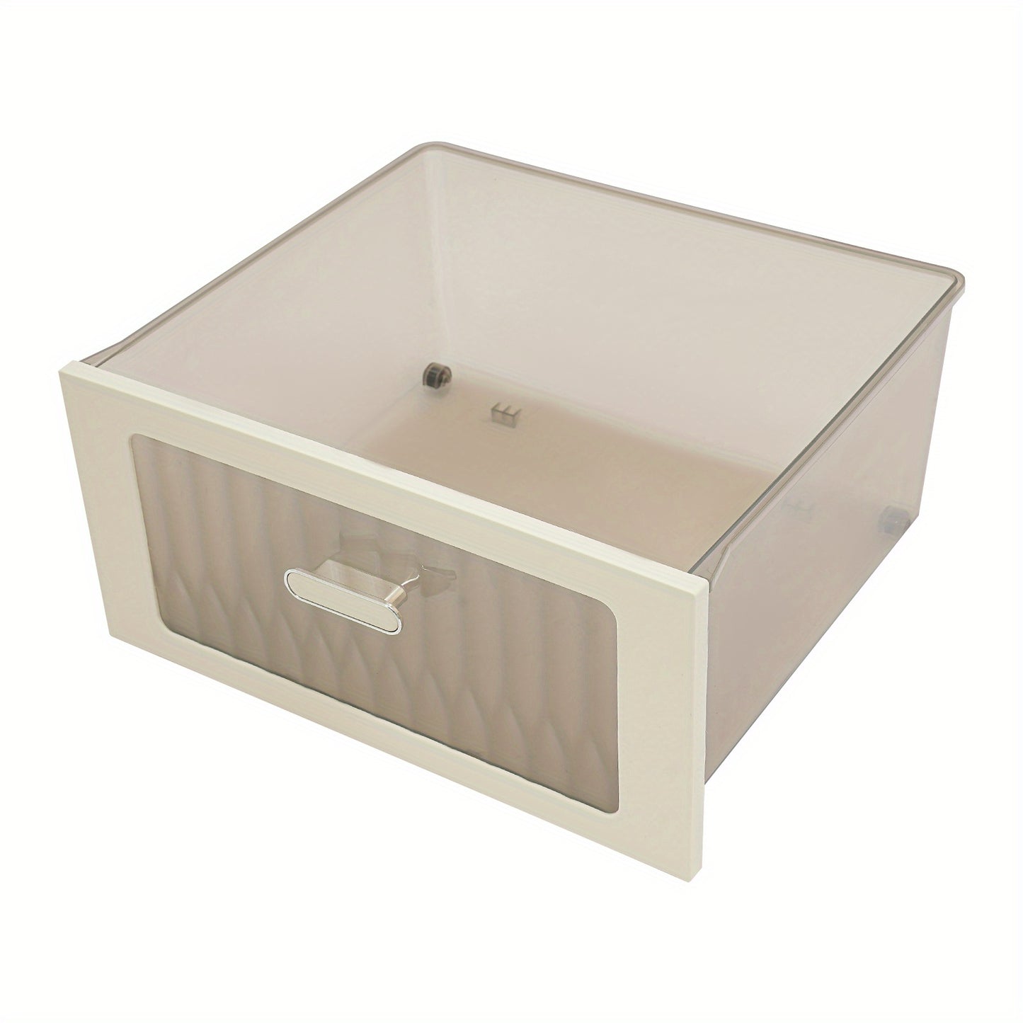 Opbergkast – Opbergbox – Ladenkast – Opbergrek – Organizer – 5 Laden – Wieltjes Met Rem – Compact 41,7x32x97 cm – Modern Wit Transparant – Stevig Lichtgewicht Plastic
