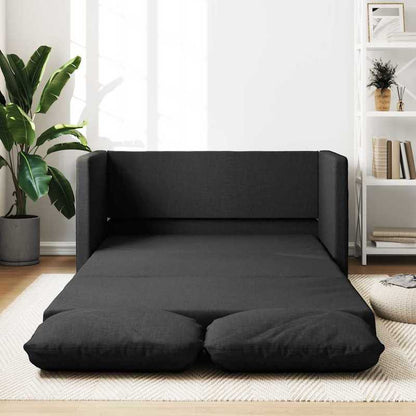 Slaapbank – Bedbank – Logeerbed – Uitklapbank – Slaapstoel – Compact 112x174x55 cm – Houten Frame Met Stofbekleding