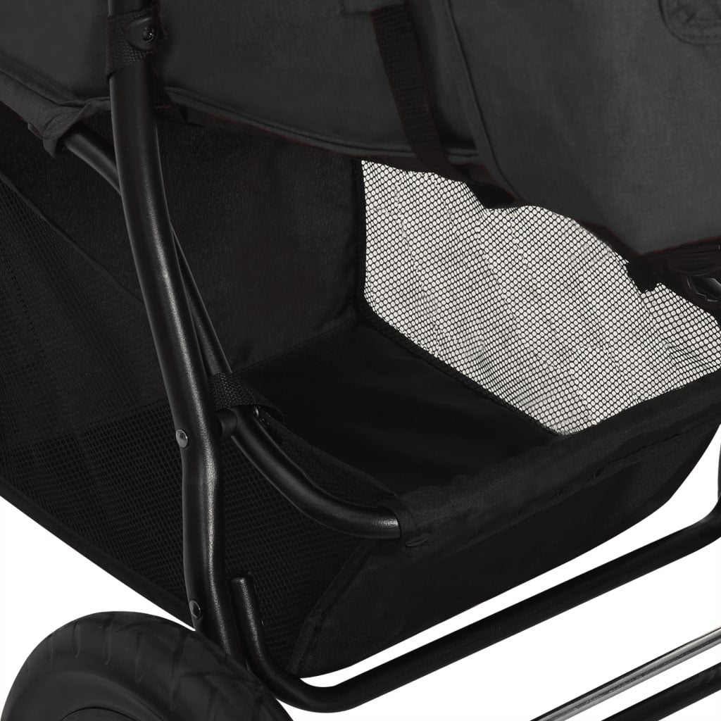 Buggy – Kinderwagen – Wandelwagen – Plooibuggy – Reisbuggy – Lichtgewicht en Compact – One-Hand Fold Mechanisme – Verstelbare Rugleuning – Antraciet
