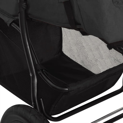 Buggy – Kinderwagen – Wandelwagen – Plooibuggy – Reisbuggy – Lichtgewicht en Compact – One-Hand Fold Mechanisme – Verstelbare Rugleuning – Antraciet