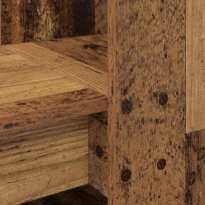Bureautafel – Schrijftafel – Werktafel – Studietafel – Bureau Old Wood – Robuuste Houten Afwerking – Ruime Opbergruimte