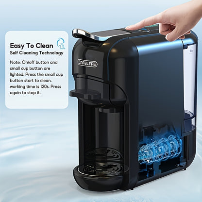 Multifunctionele Koffiemachine – Capsulemachine – Koffiezetapparaat – Espressoapparaat – Nespressomachine – Wit – 5-in-1 Functie – Werkt Zonder Elektriciteit