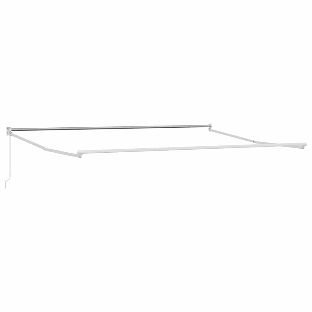 Handmatige Zonwering – Uitschuifbare Luifel – Terras Schaduwdoek – Balkon Zonnescherm – Buitenmarkies – UV-bestendig – Waterafstotend – 3x2,5 Meter – Zwart Rood Gestreept