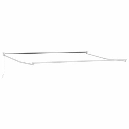 Handmatige Zonwering – Uitschuifbare Luifel – Terras Schaduwdoek – Balkon Zonnescherm – Buitenmarkies – UV-bestendig – Waterafstotend – 3x2,5 Meter – Zwart Rood Gestreept