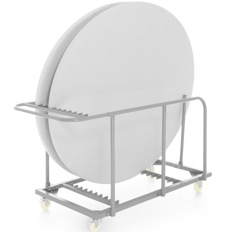 Tafeltrolley – Transportwagen – Serveerwagen – Roltafel – Opbergtrolley – Capaciteit 20 Tafels – Stevige Metalen Constructie