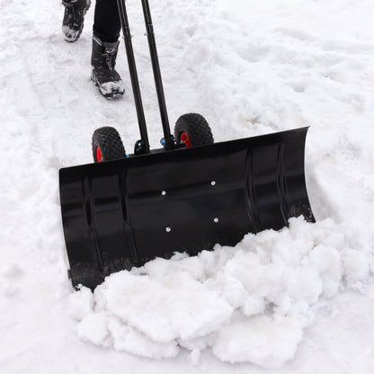 Sneeuwschuiver – Sneeuwschep – Sneeuwruimer – Sneeuwbladschep – Winterruimer – Verstelbare Hoogte 5-standen – Stalen Blad 74 cm
