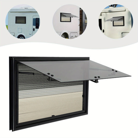 Camperraam – Caravanraam – Uitzetraam – Schuifraam – Ventilatieraam – Aluminium Frame – 700x450 mm – Met Hor & Zonwering