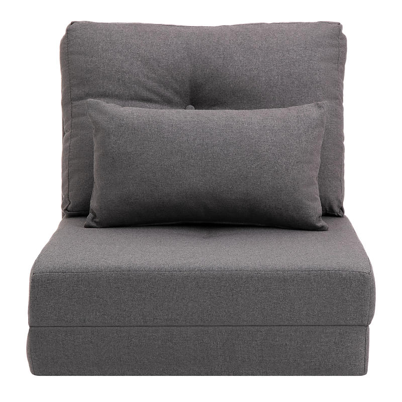 vloermatras – slaapmatras – vouwmatras – logeermatras – matras – 2-in-1 vouwstoel en matras – duurzaam polyester – lichtgewicht en compact 60x80x56 cm