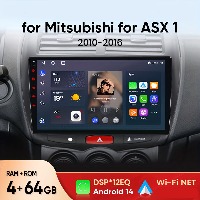 2DIN Autoradio – Draadloze Car Multimedia – Android Radio – Navigatiesysteem – Auto Entertainment – 10 Inch Touchscreen – Android 14 Besturingssysteem
